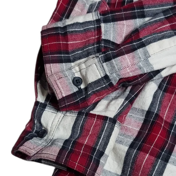 SS15 Off-White | Virgil Abloh | Button Up Flannel | Hazard Paint Logo | Oversize - Picture 10 of 16